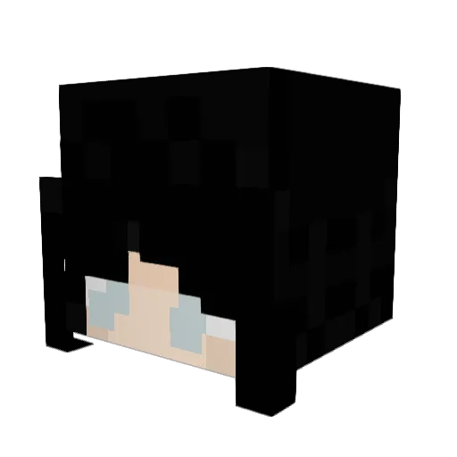 annamoor3 Minecraft avatar head, 3D render