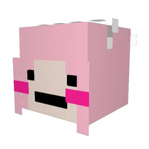 annanicolesmith Minecraft avatar head, 3D render
