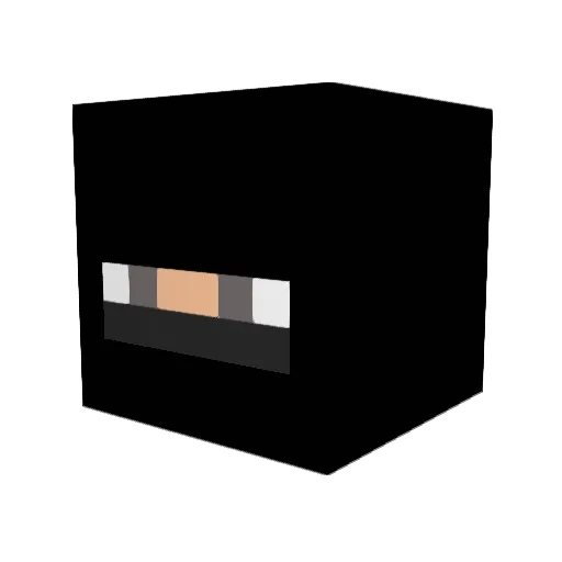 annans Minecraft avatar head, 3D render