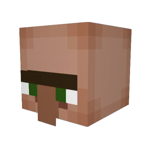 annaohio Minecraft avatar head, 3D render