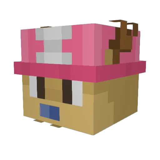 annapopa07 Minecraft avatar head, 3D render