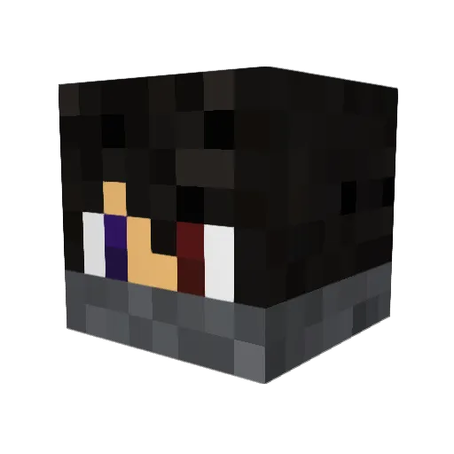 annast_96 Minecraft avatar head, 3D render