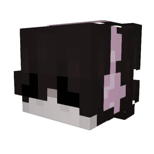 annata Minecraft avatar head, 3D render