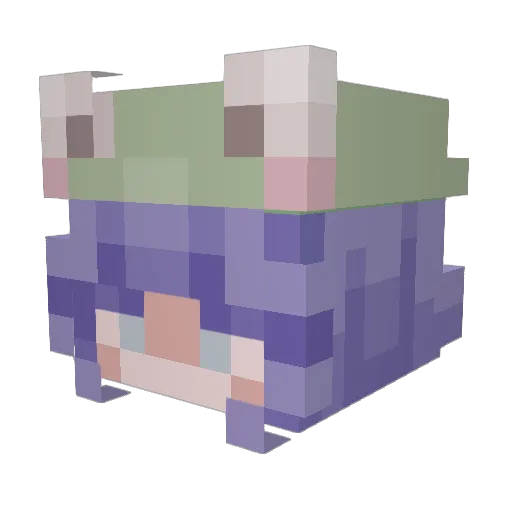anneknee Minecraft avatar head, 3D render