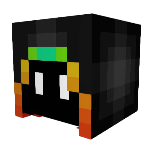 annexx17 Minecraft avatar head, 3D render
