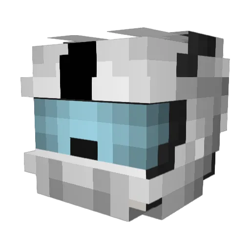 anng14 Minecraft avatar head, 3D render