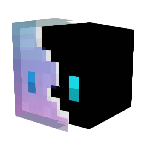 annie0725 Minecraft avatar head, 3D render