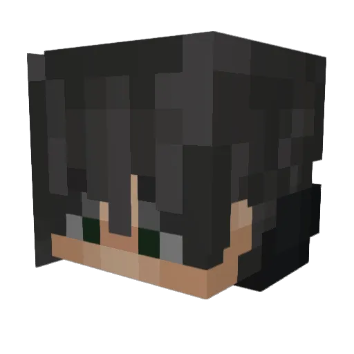 annielamie Minecraft avatar head, 3D render