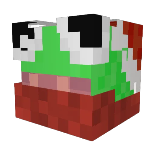 annihilator6498 Minecraft avatar head, 3D render