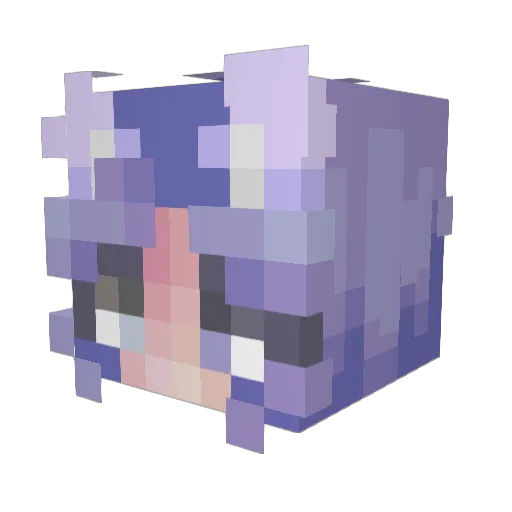 annikaaa__ Minecraft avatar head, 3D render