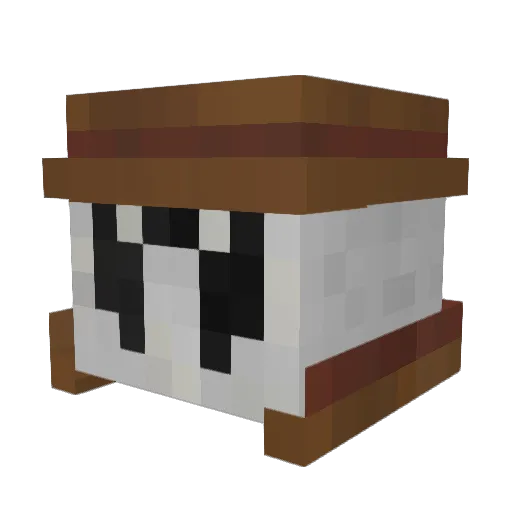 annillusion Minecraft avatar head, 3D render