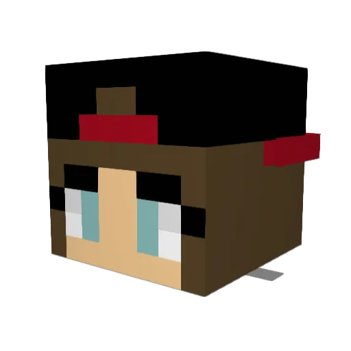 annkatrin2106 Minecraft avatar head, 3D render