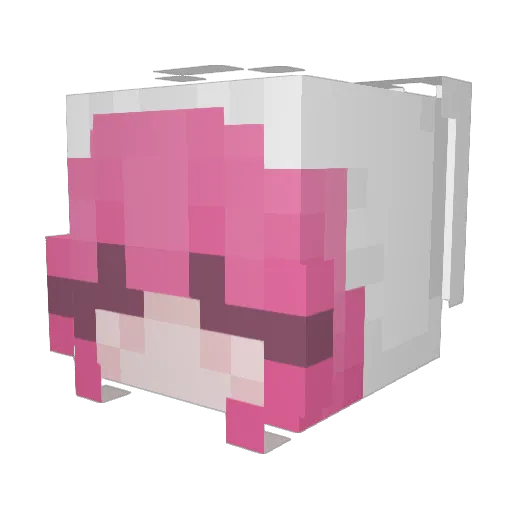 annofc Minecraft avatar head, 3D render