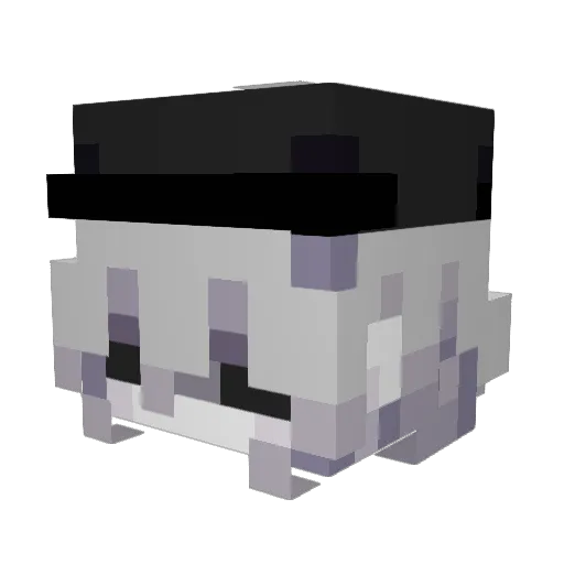 annthegreat Minecraft avatar head, 3D render