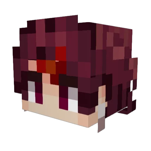 annto001 Minecraft avatar head, 3D render