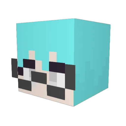 anntyann125 Minecraft avatar head, 3D render