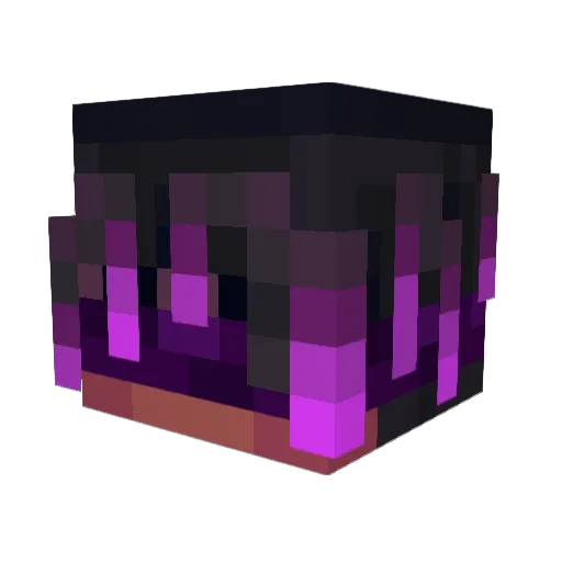 annusca Minecraft avatar head, 3D render