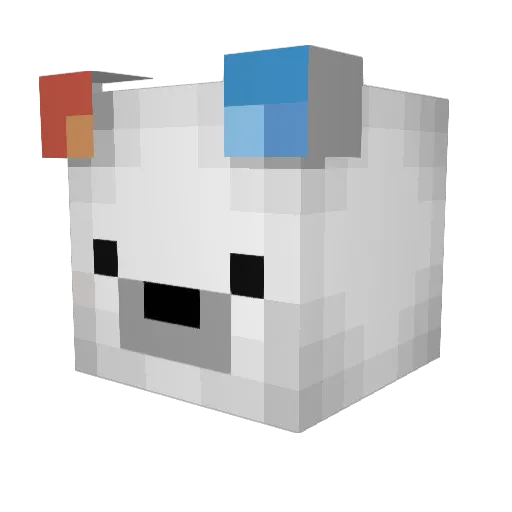 annvon07 Minecraft avatar head, 3D render