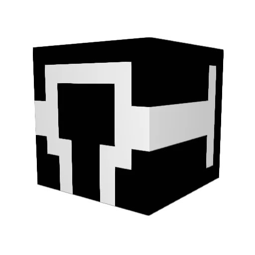 anon629 Minecraft avatar head, 3D render