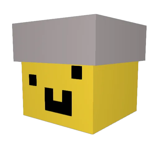 anonimo6736 Minecraft avatar head, 3D render