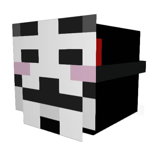 anonimus47 Minecraft avatar head, 3D render
