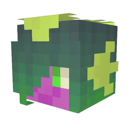 anonpony Minecraft avatar head, 3D render