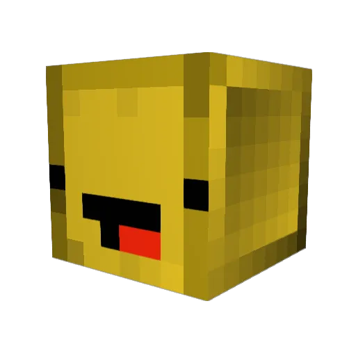 anonyamas Minecraft avatar head, 3D render