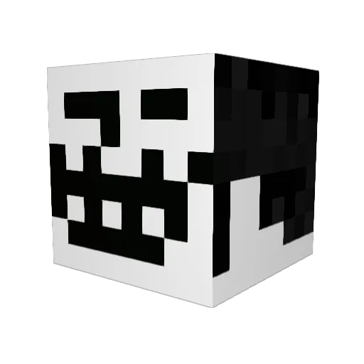 anonymous_tom Minecraft avatar head, 3D render