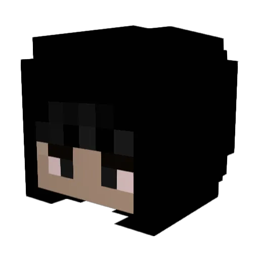 anonymousclub Minecraft avatar head, 3D render