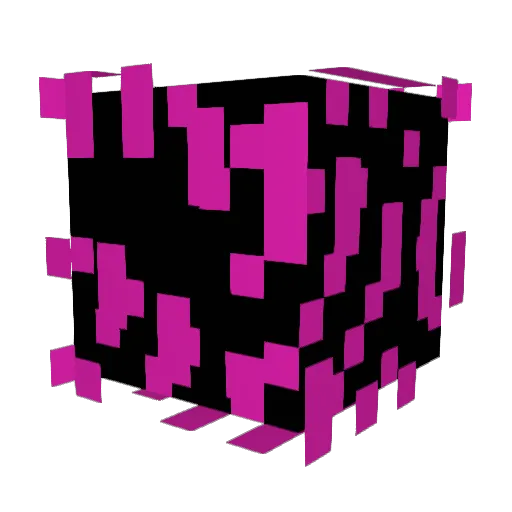 anotak Minecraft avatar head, 3D render