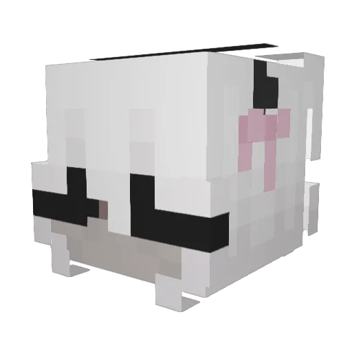 anotb Minecraft avatar head, 3D render