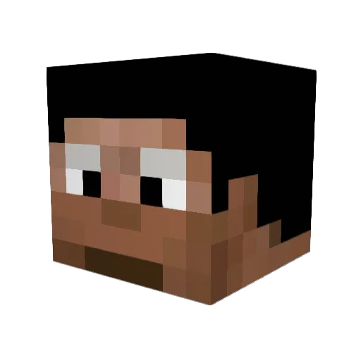 another_lpb Minecraft avatar head, 3D render