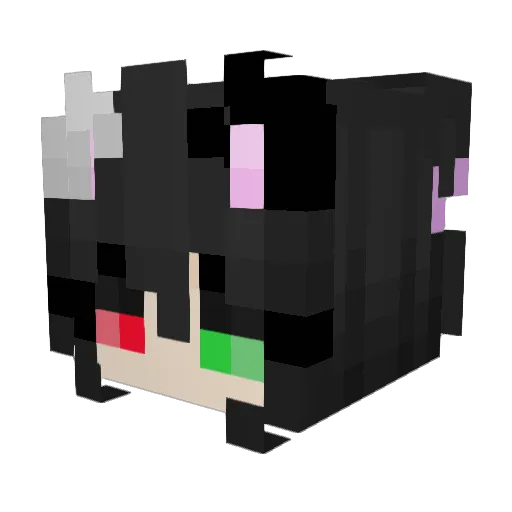 anotherrisu Minecraft avatar head, 3D render
