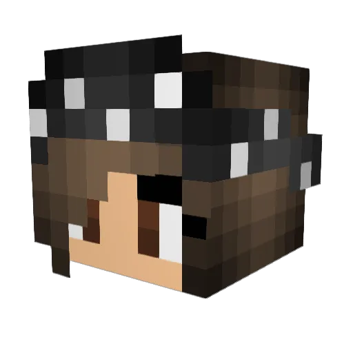 anoukx038 Minecraft avatar head, 3D render