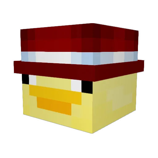 anpan203 Minecraft avatar head, 3D render