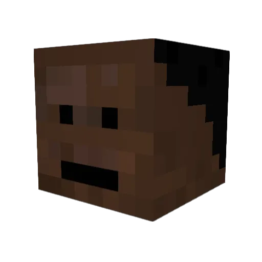 anpan776 Minecraft avatar head, 3D render