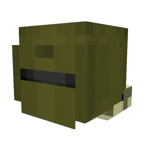 anpanman_l Minecraft avatar head, 3D render