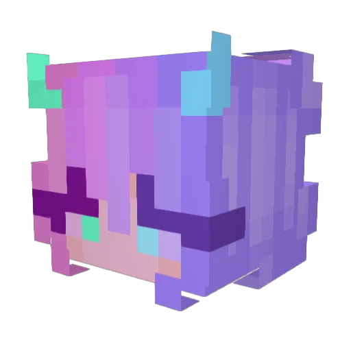anplan Minecraft avatar head, 3D render