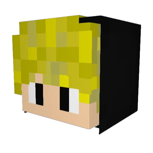anris79 Minecraft avatar head, 3D render