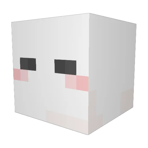 anryu0210 Minecraft avatar head, 3D render