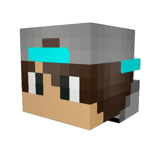 ansonhim0512 Minecraft avatar head, 3D render