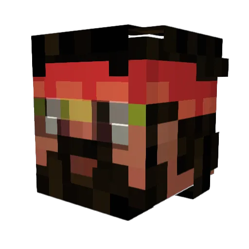 ansu_f4tdih Minecraft avatar head, 3D render