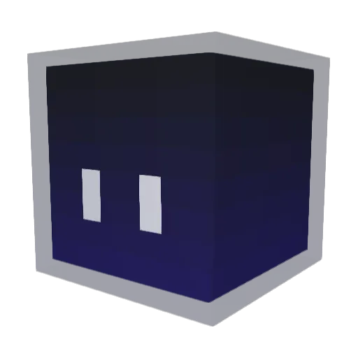 ansutii Minecraft avatar head, 3D render