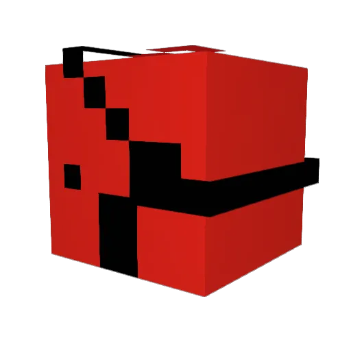 ant00s Minecraft avatar head, 3D render