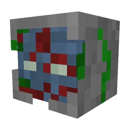 ant121212 Minecraft avatar head, 3D render