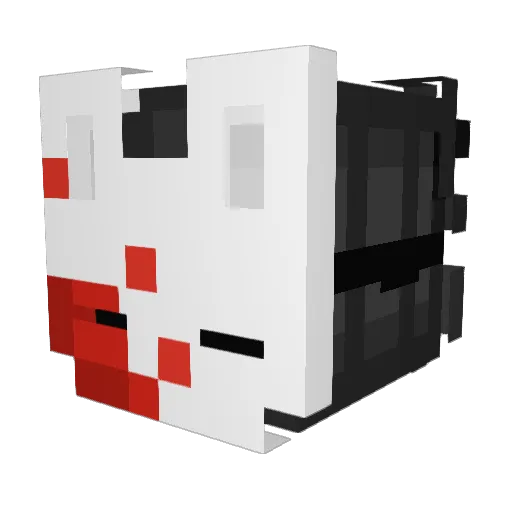antInShoe Minecraft avatar head, 3D render