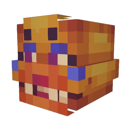 ant_5 Minecraft avatar head, 3D render