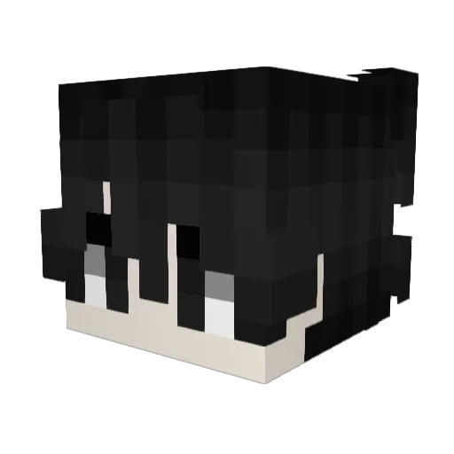 antagonisth Minecraft avatar head, 3D render