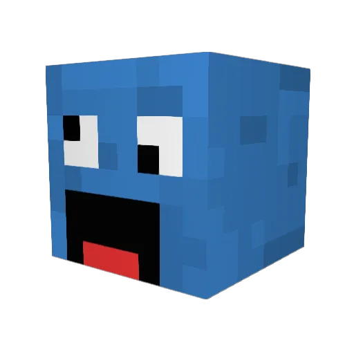 antal77 Minecraft avatar head, 3D render