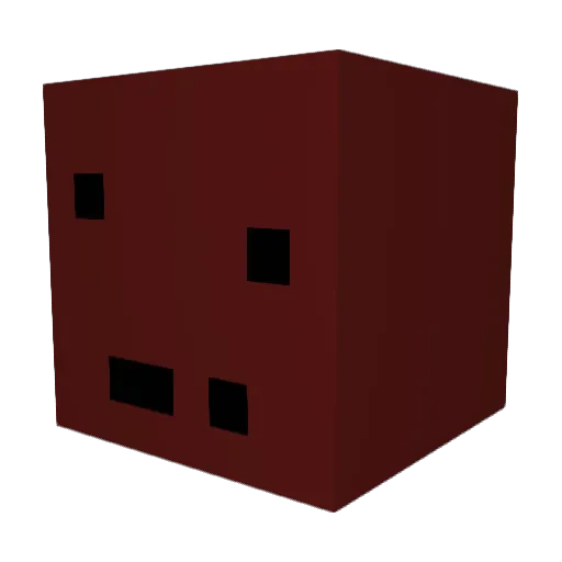 antandpig Minecraft avatar head, 3D render